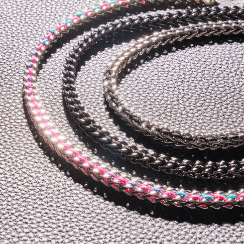 Spectre x Argent | Chaîne de blé Gaia | Collier ras du cou